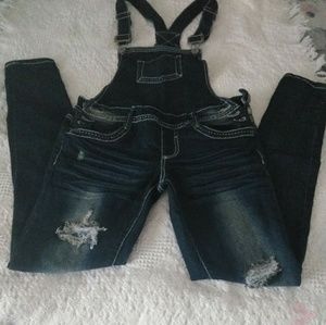 Ladies Blue Jean Overalls